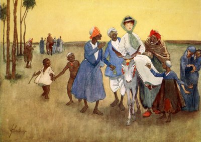 アンティークの害虫、「エジプトの光の側」、1908年 作： Lance Thackeray